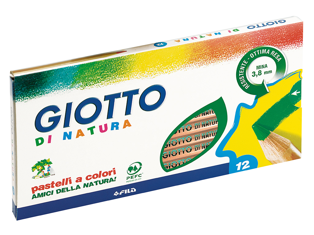 COLORE LEGNO GIOTTO X 12 NATURA